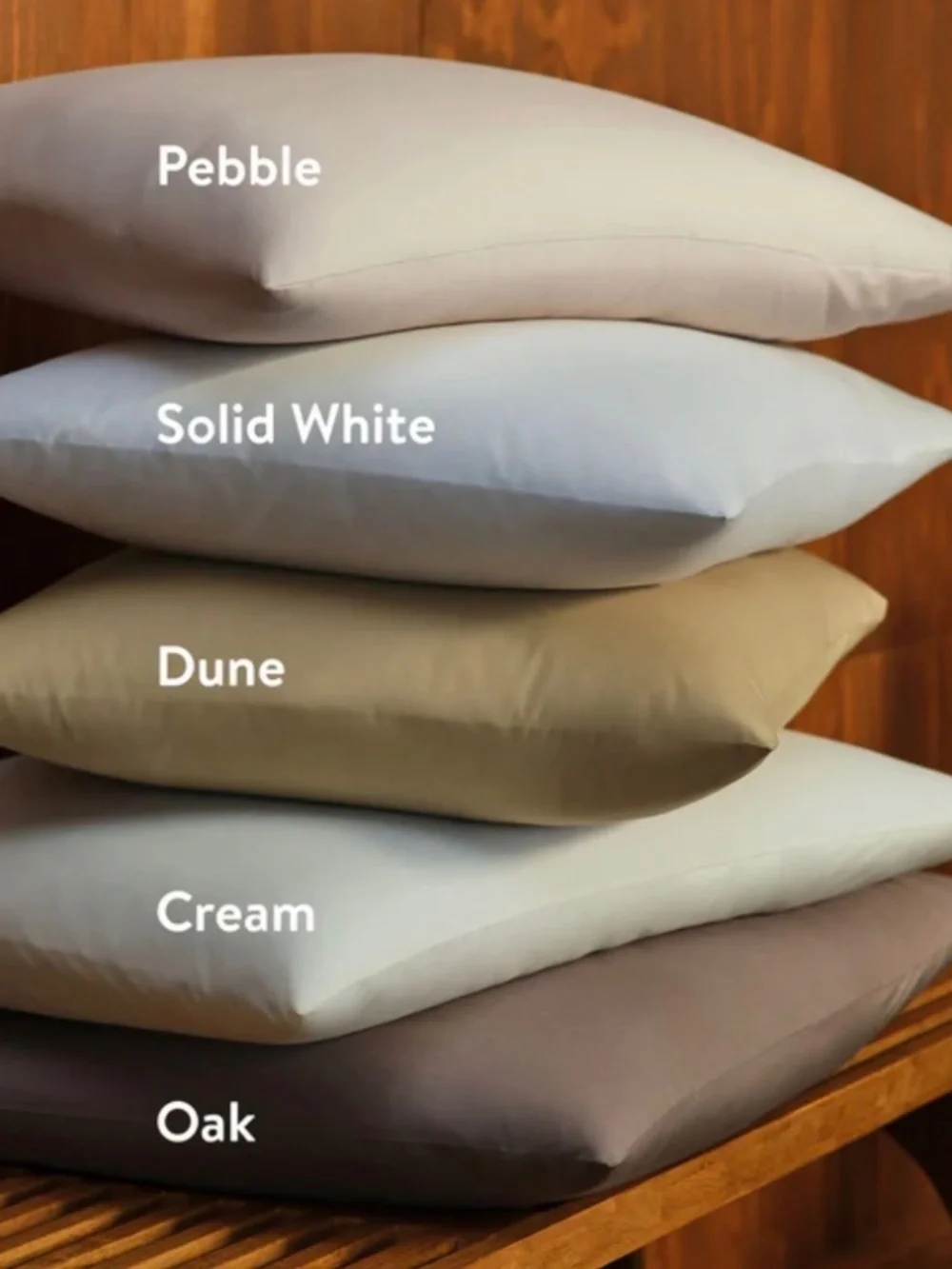 Brooklinen Classic Percale Duvet Cover (pebble)